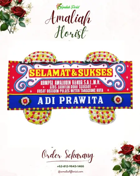 Papan Bunga Ucapan Selamat Bangowan